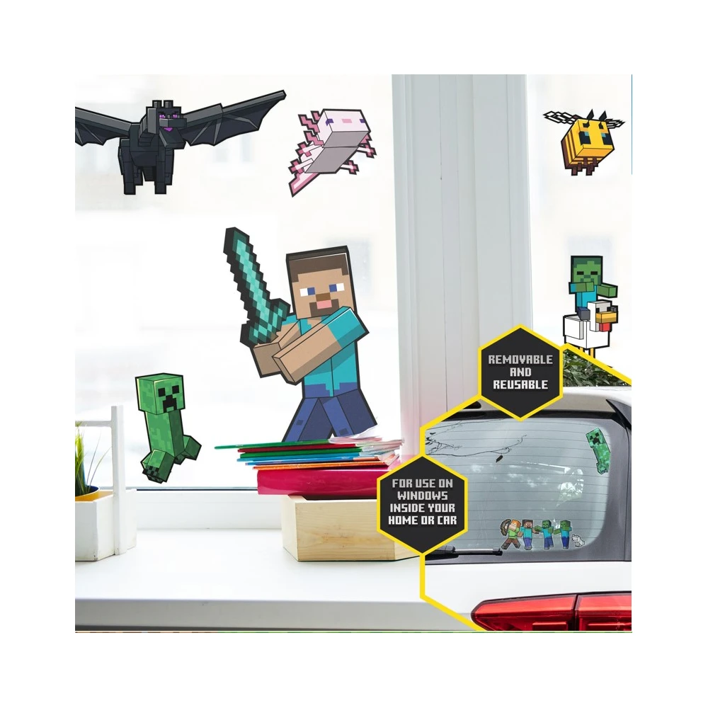 Minecraft Window Sticker Set