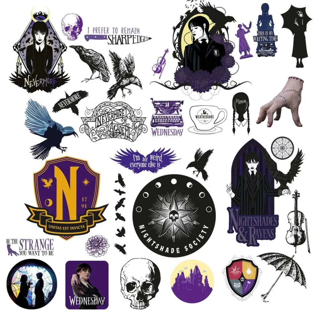 Wednesday Sticker-Set