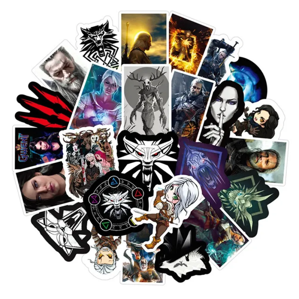 The Witcher Sticker Set (50 pcs)