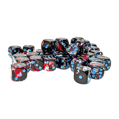 Brush D6 Dice Set - Dark Side (36 pcs)