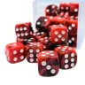 D6 Dice Set - Red and Black