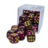 D6 Dice Set - Purple & Black