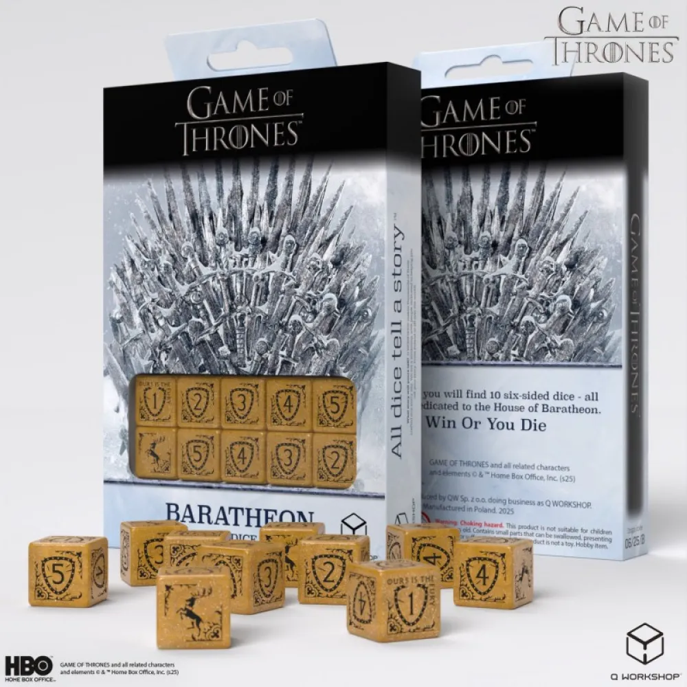 Game of Thrones D6 Dice Set - Baratheon (10 pcs)