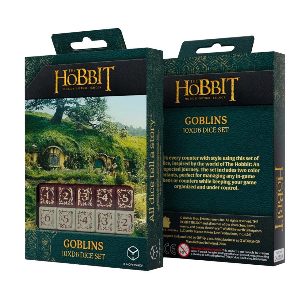 The Hobbit: Orcs D6 Dice Set (10 pcs)