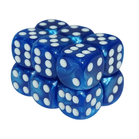 Six-sided Dice Set - Blue Lagoon (6 pcs)