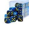 D6 Dice Set - Blue-Black