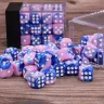 D6 Dice Set - Blue-Pink