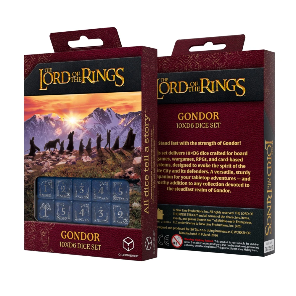 The Lord of the Rings: Gondor D6 Dice Set (10 pcs)