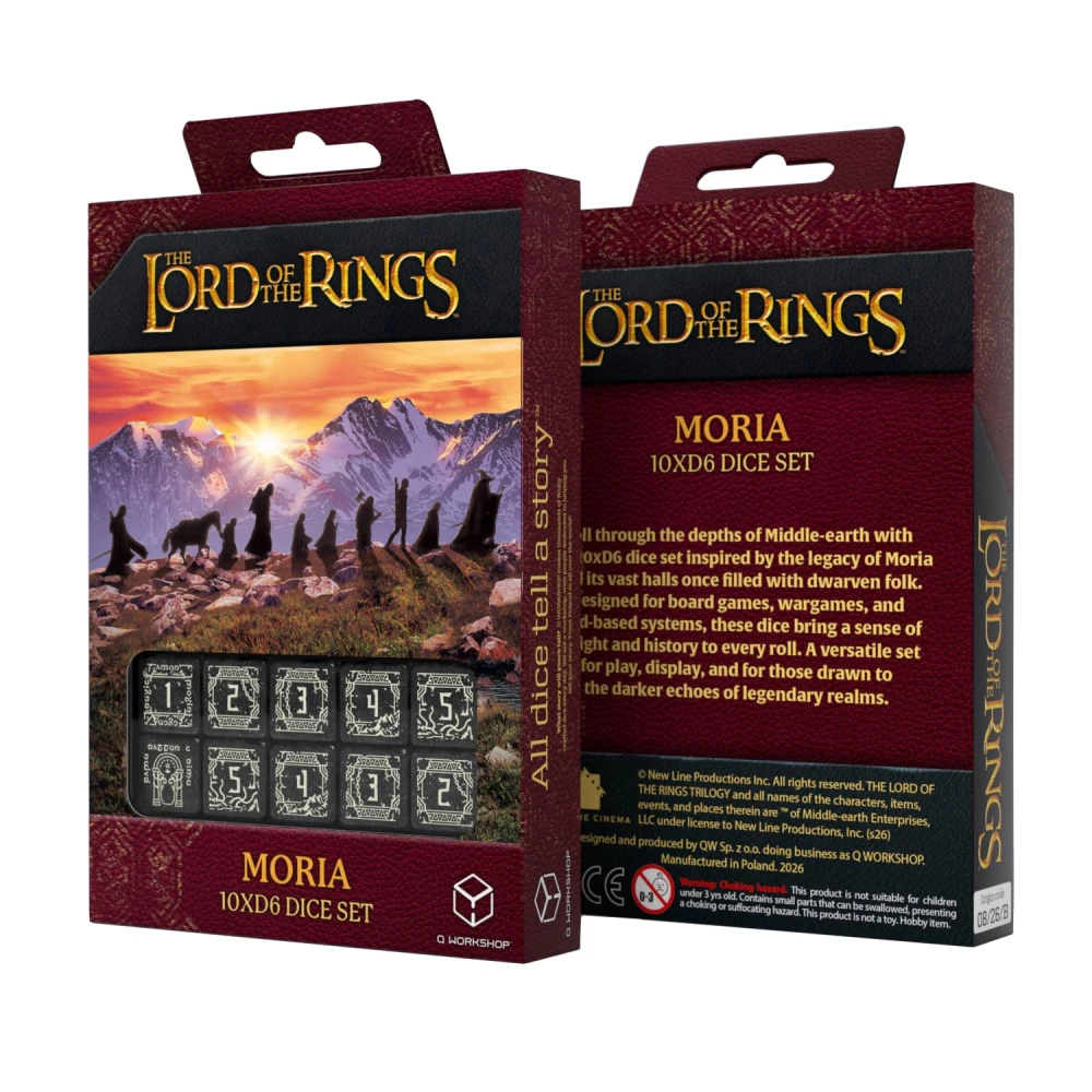 The Lord of the Rings: Moria D6 Dice Set (10 pcs)