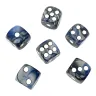 Six-sided Dice Set - Grey-Blue (6 pcs)