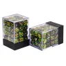 D6 Dice Set - Green and Black