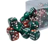 D6 Dice Set - Green and Red