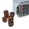 D6 Dice Set - Gold Glitter