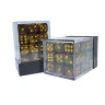 D6 Dice Set - Gold and Black