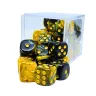 D6 Dice Set - Yellow-Black
