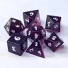 Mysterious Night Glass Dice Set