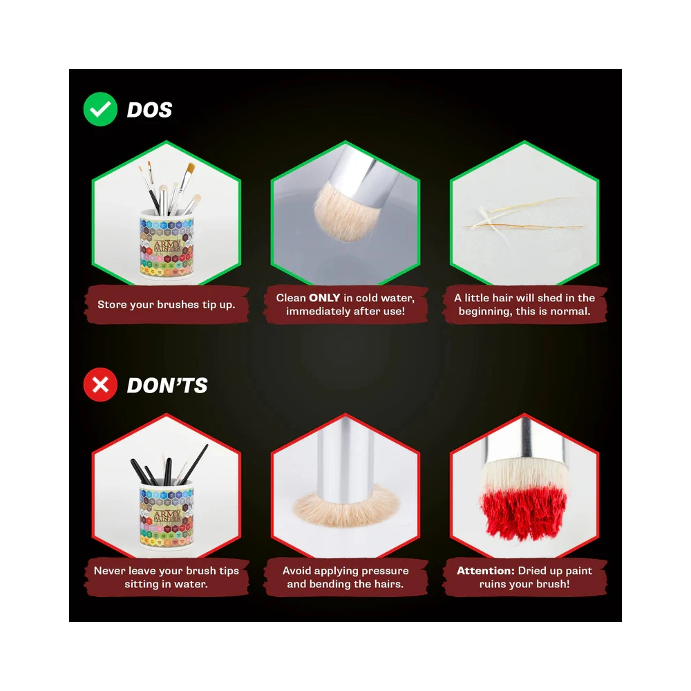 Army Painter Pinselset - Masterclass Drybrush Set