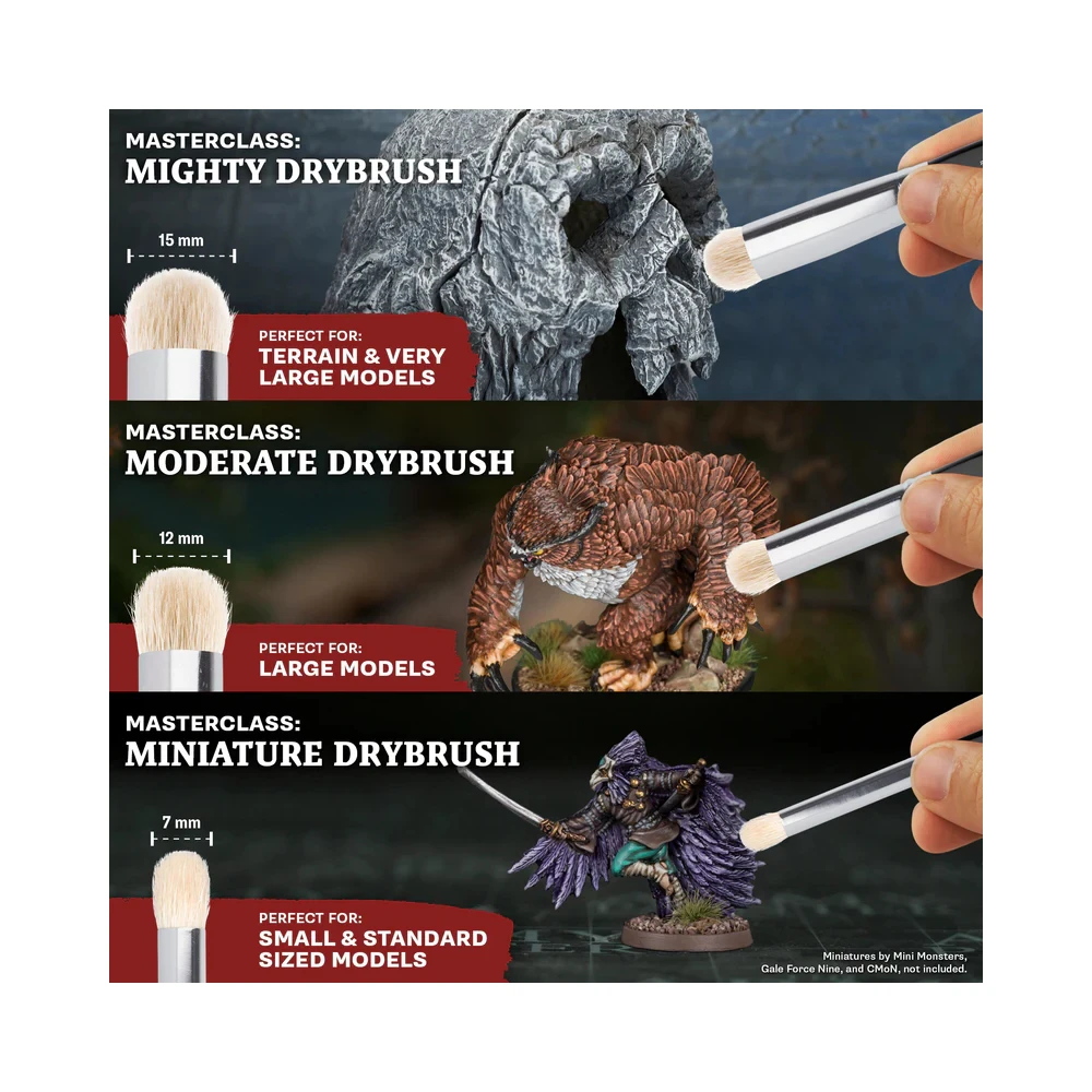 Army Painter Pinselset - Masterclass Drybrush Set
