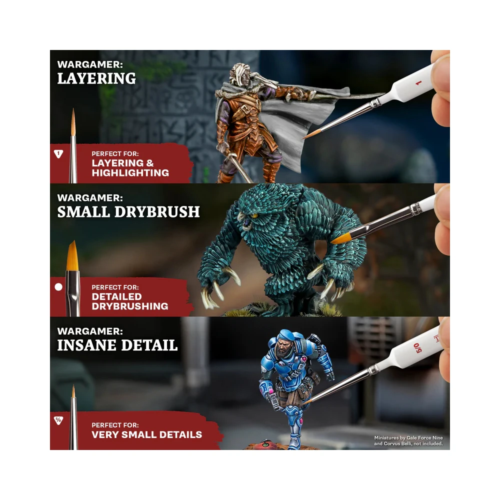 Army Painter Pinselset - Most Wanted Brush Set