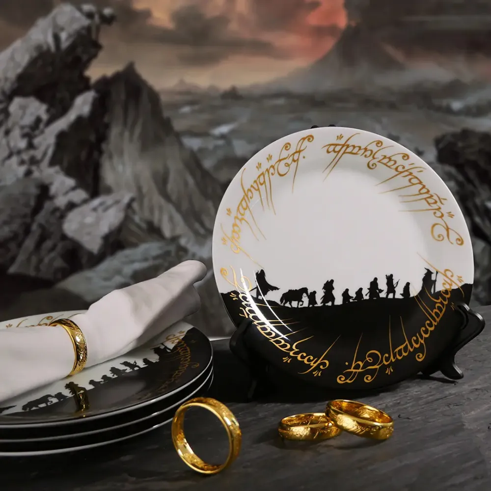 Der Herr der Ringe – Teller- und Serviettenring-Set