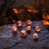 Dwarven Dice Set - Gold and Gems