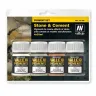 Vallejo Pigments Set: Stone & Cement