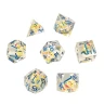 Christmas Dice Set, Blue