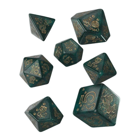 Large Cat Dice Set: Merlin