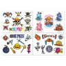 Sada vinylových samolepek One Piece (33 ks)