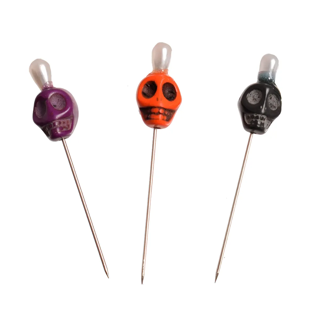 Voodoo Pin Set - Colorful Skulls (7 pcs)