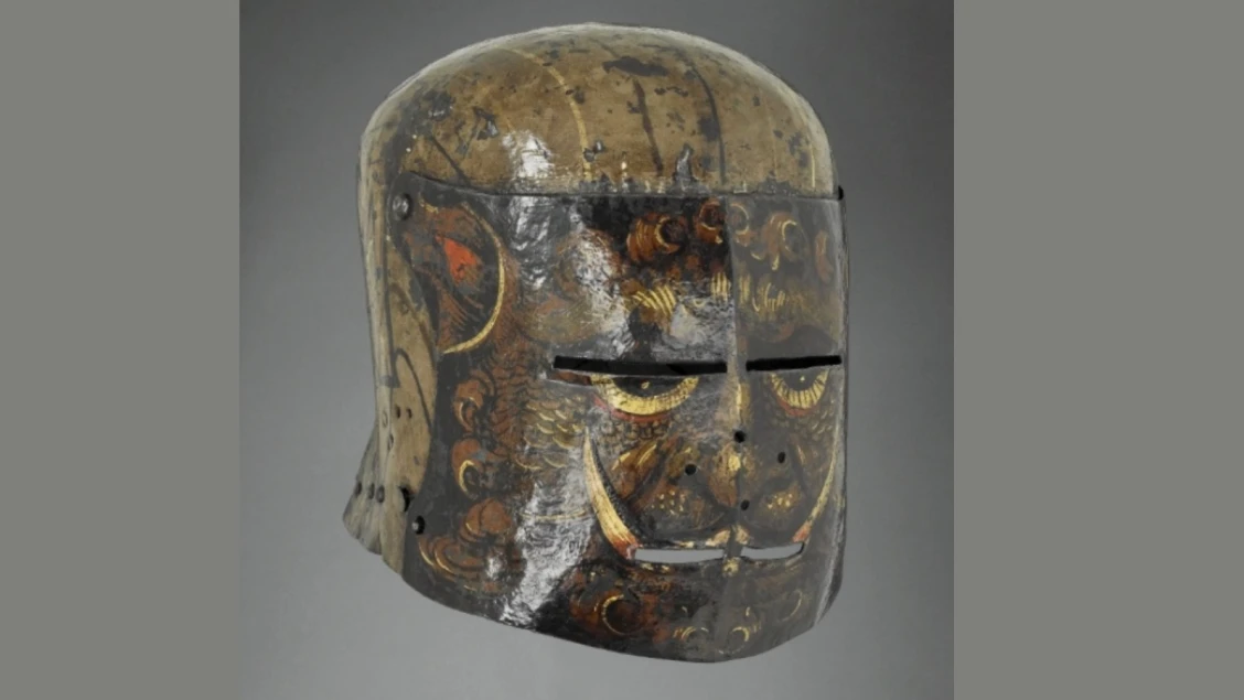 Painted sallet 15th century
