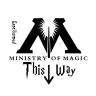 Samolepka Harry Potter - This way