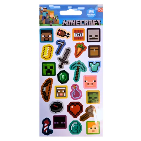 Minecraft Stickers (25 pcs)