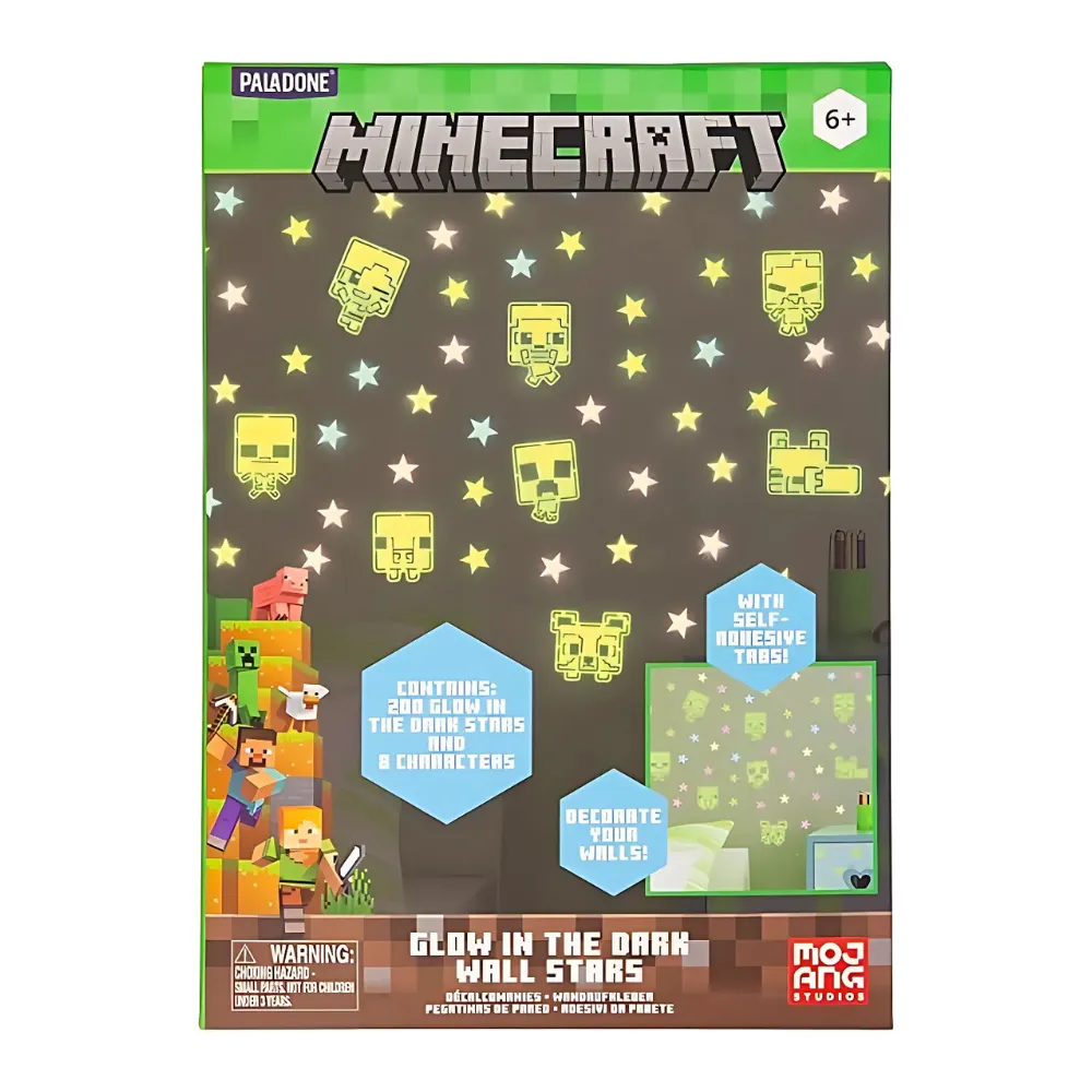 Samolepky na zeď Minecraft - svítící