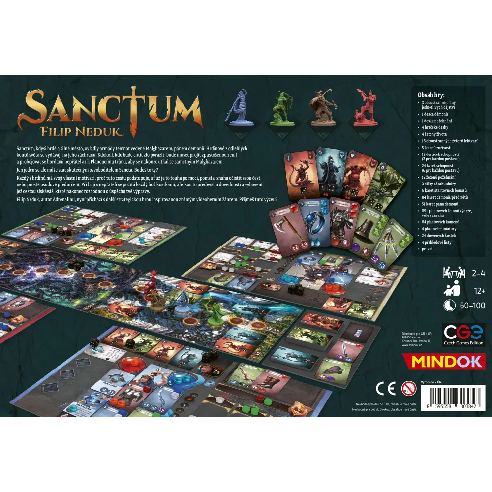 Sanctum (česky) - poškozený obal
