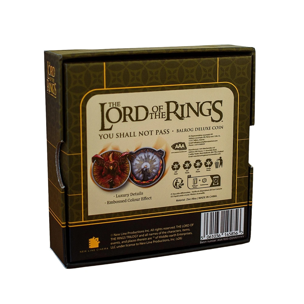 Sběratelská mince Pán prstenů - Balrog