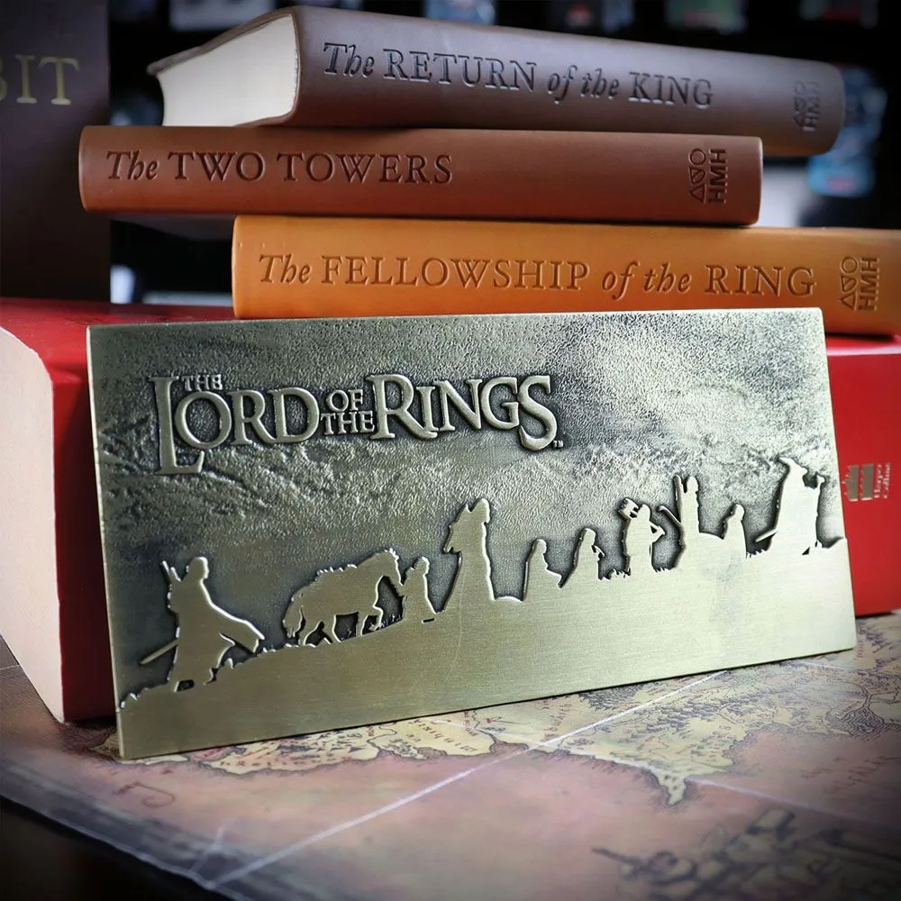 Herr der Ringe Sammlerplakette - Die Gefährten