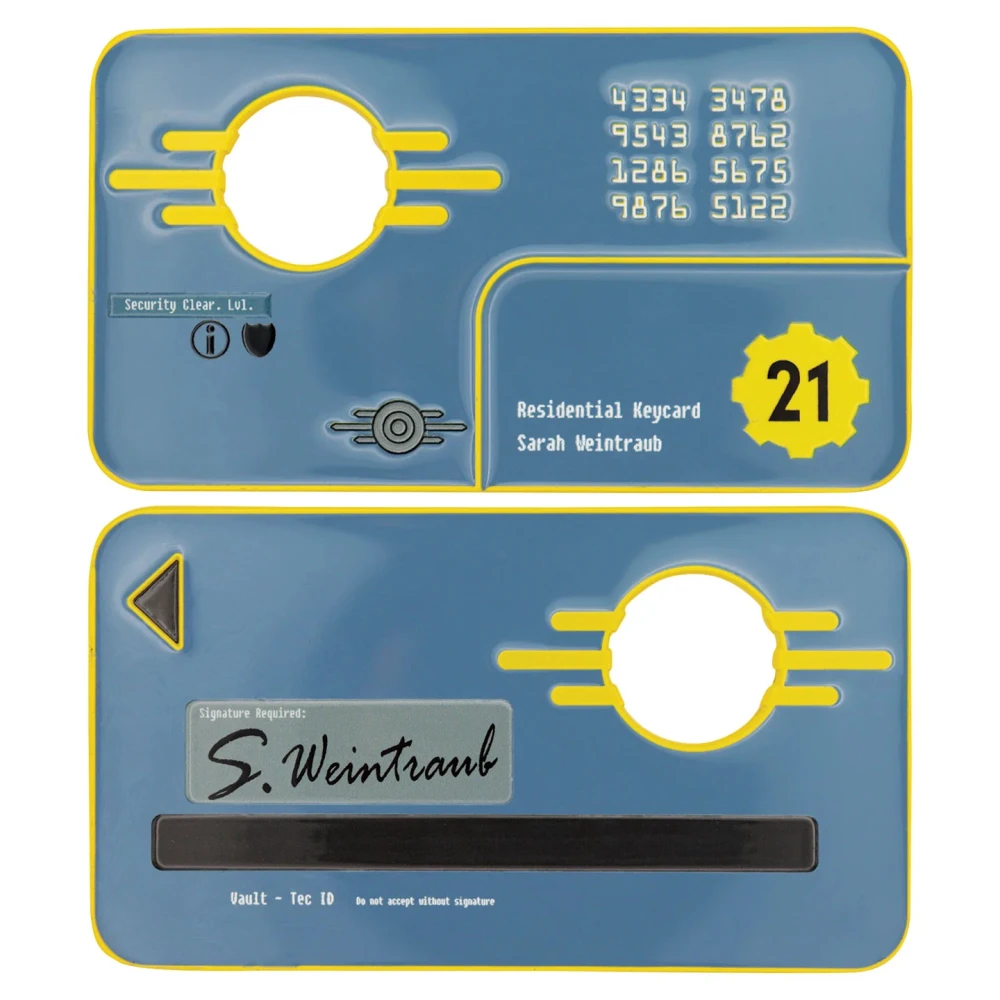 Fallout: New Vegas Collectible Ingot - Vault 21 Security Keycard