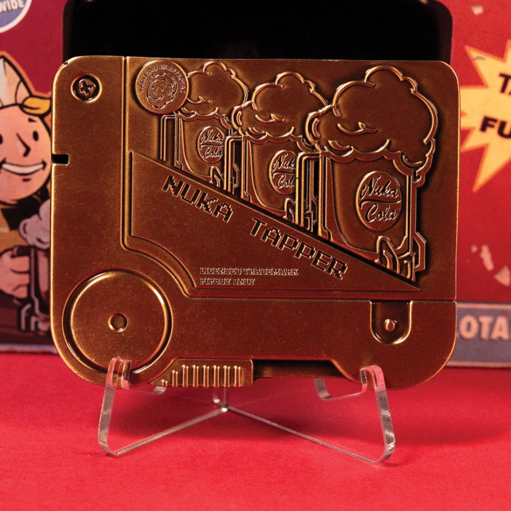 Fallout Collectible Ingot - Nuka Tapper Holotape