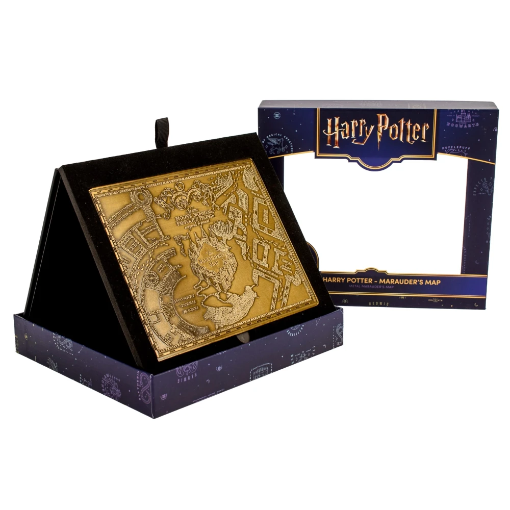 Harry Potter Replik: Karte des Rumtreibers, Metallkarte