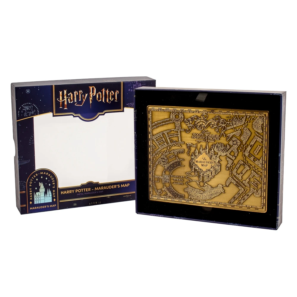 Harry Potter Replik: Karte des Rumtreibers, Metallkarte