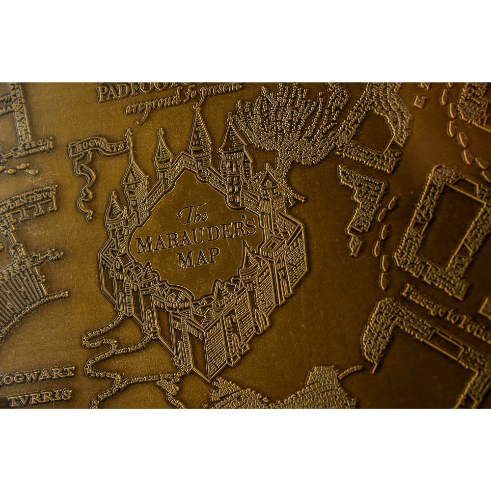 Harry Potter Replik: Karte des Rumtreibers, Metallkarte