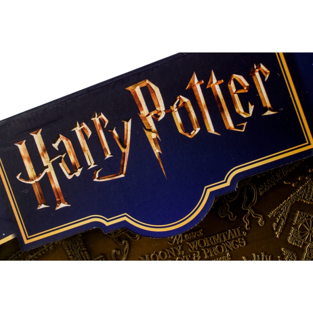 Harry Potter Replik: Karte des Rumtreibers, Metallkarte