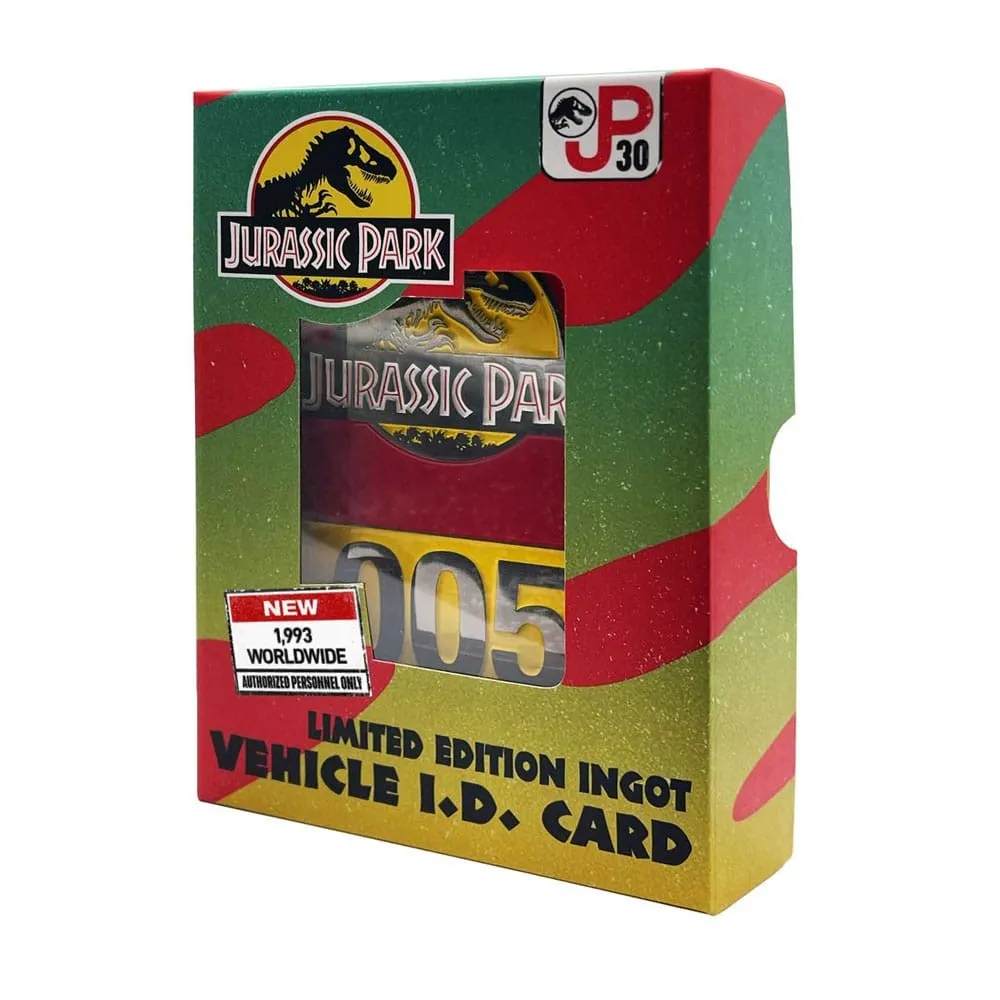 Jurassic Park Collector's Ingot - 30th Anniversary Jeep