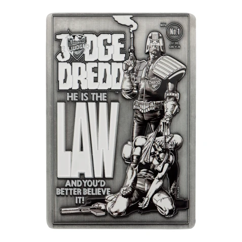 Zberateľský ingot Súdca Dredd - He is the Law