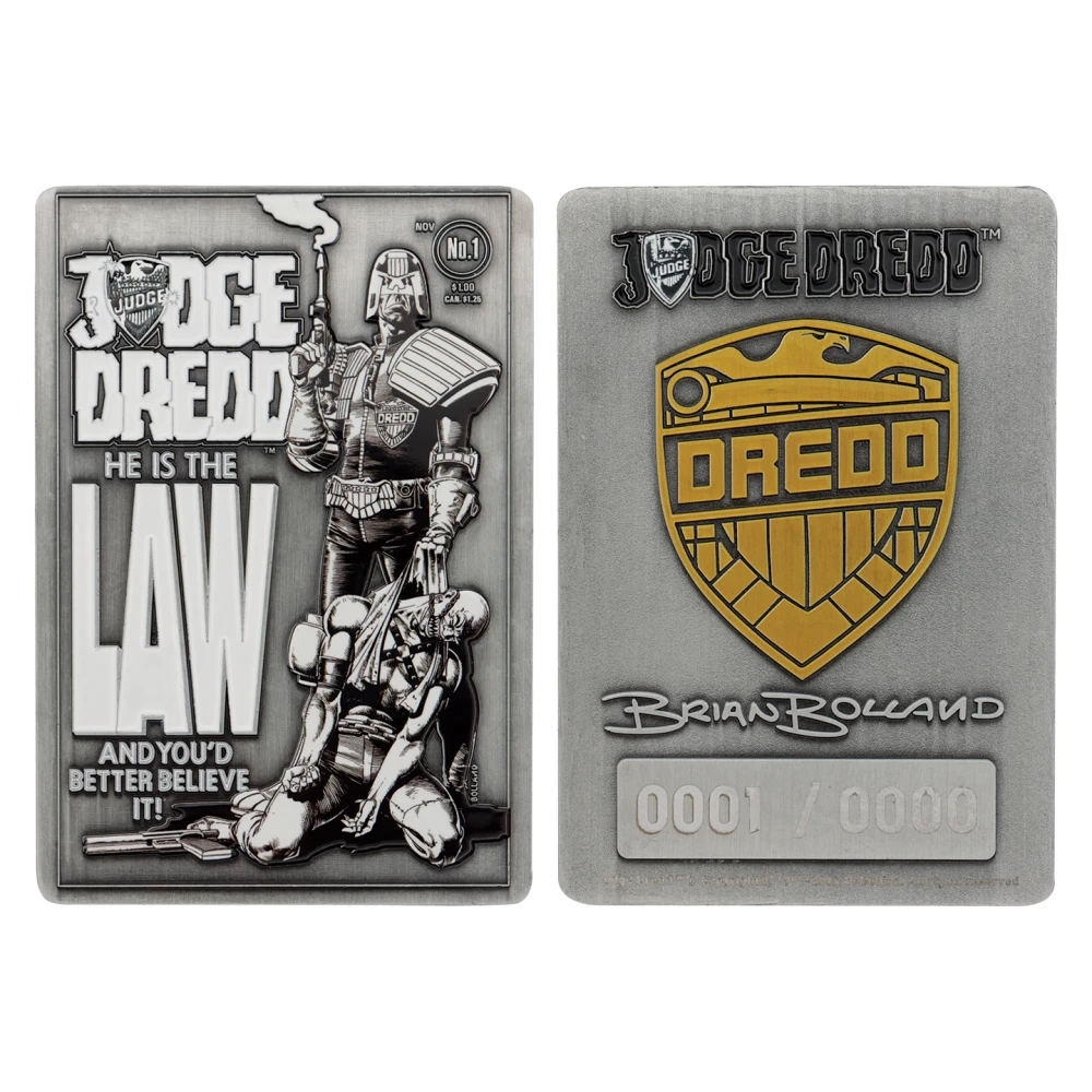 Zberateľský ingot Súdca Dredd - He is the Law