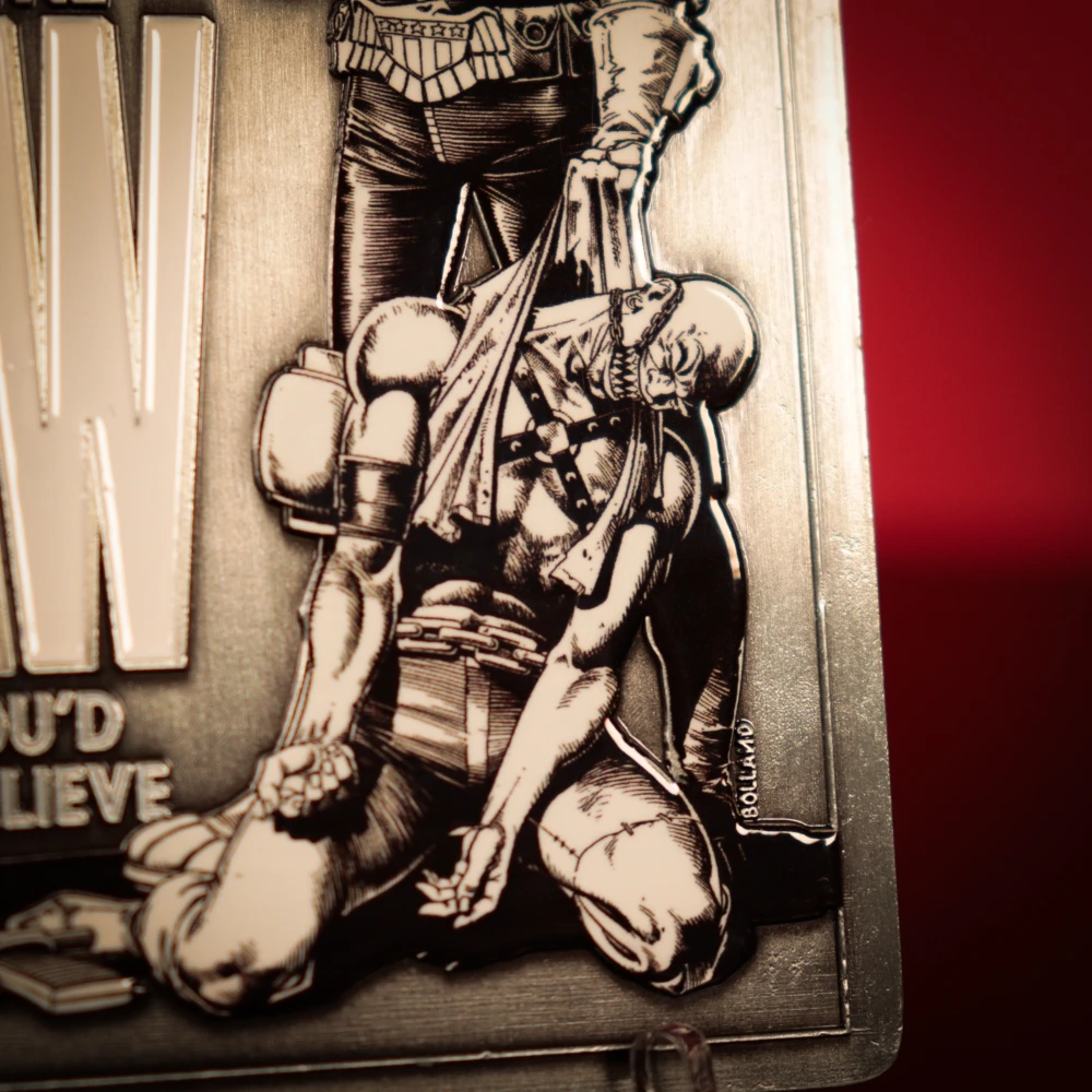 Zberateľský ingot Súdca Dredd - He is the Law