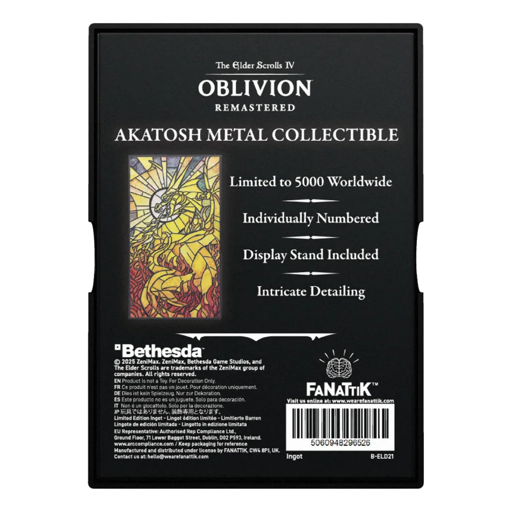 The Elder Scrolls IV: Oblivion Collector's Ingot - Akatosh