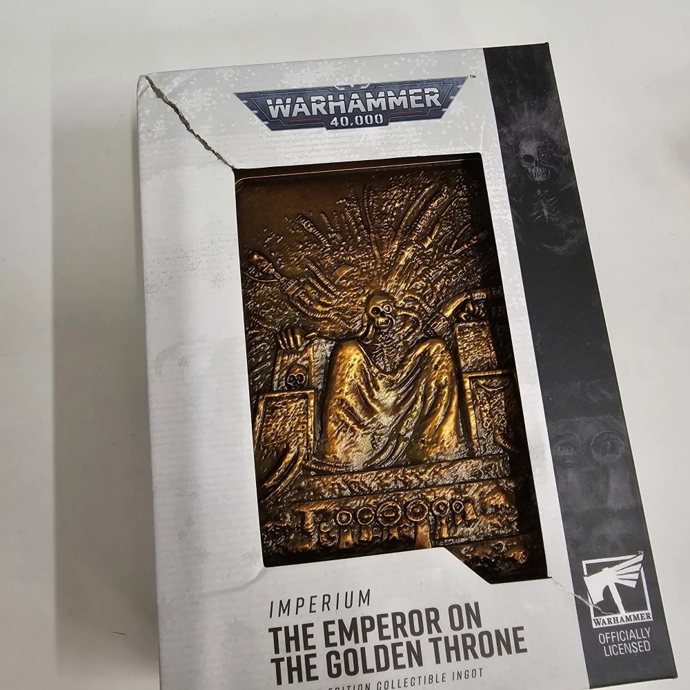 Warhammer 40000 Sammler-Barren - The Emperor - beschädigte Verpackung