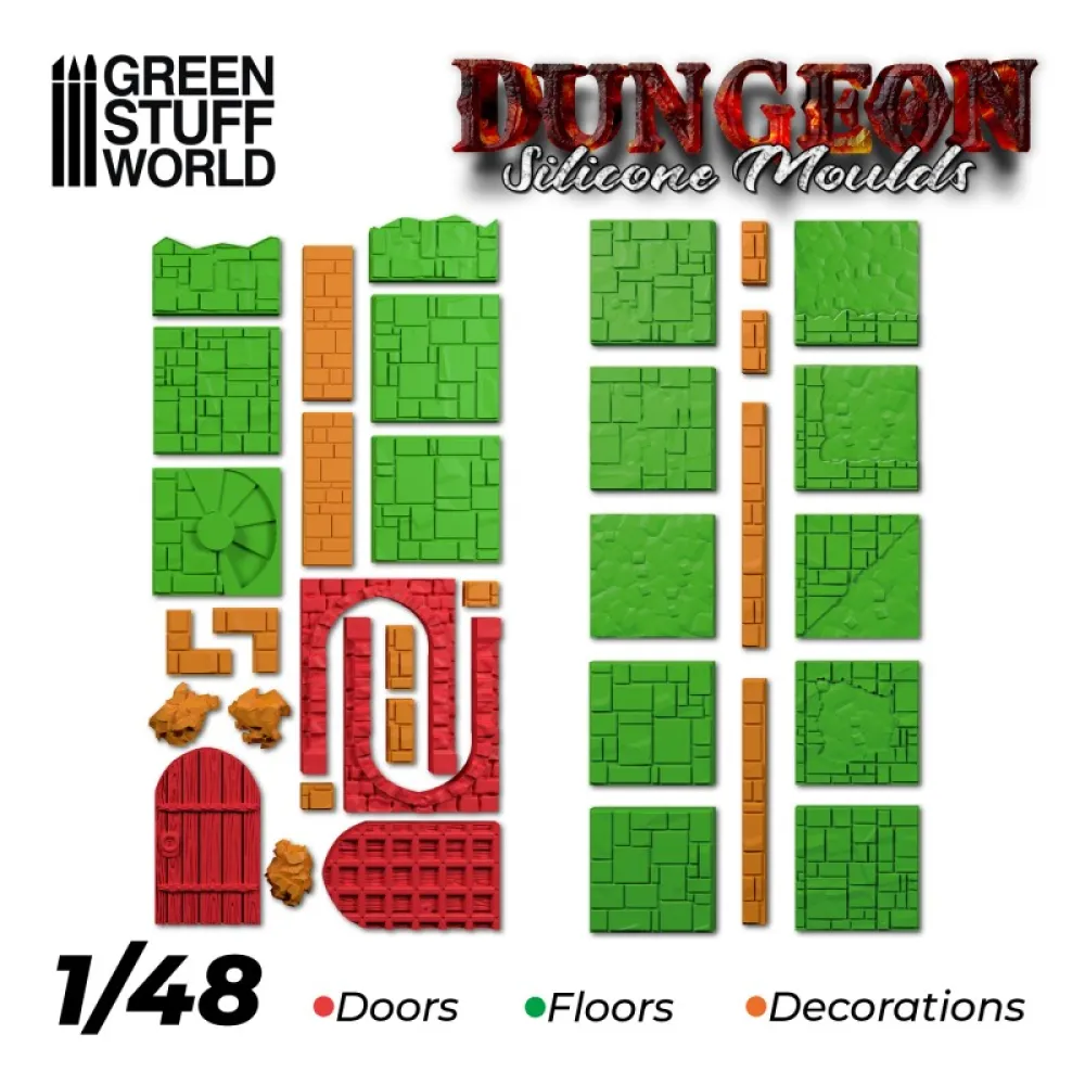 Silikonová forma Green Stuff World - Dungeon